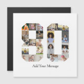 Carte Magnétique Collage photo numéro 80 (Devant / Derrière)