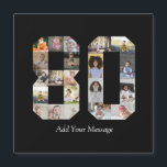 Carte Magnétique Collage photo numéro 80<br><div class="desc">Ce produit personnalisable est conçu pour que les photos soient disposées de manière à former la forme d'un nombre. Il est souvent utilisé pour les célébrations de grandes étapes comme les anniversaires, les mariages ou les réalisations, permettant aux utilisateurs de mettre en valeur des images mémorables dans un seul et...</div>