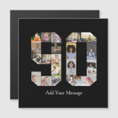 Carte Magnétique Collage photo numéro 90 (Devant / Derrière)