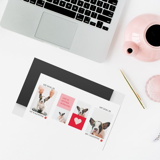Carte Magnétique Collage photos de chiens | Mon chien est ma Saint-