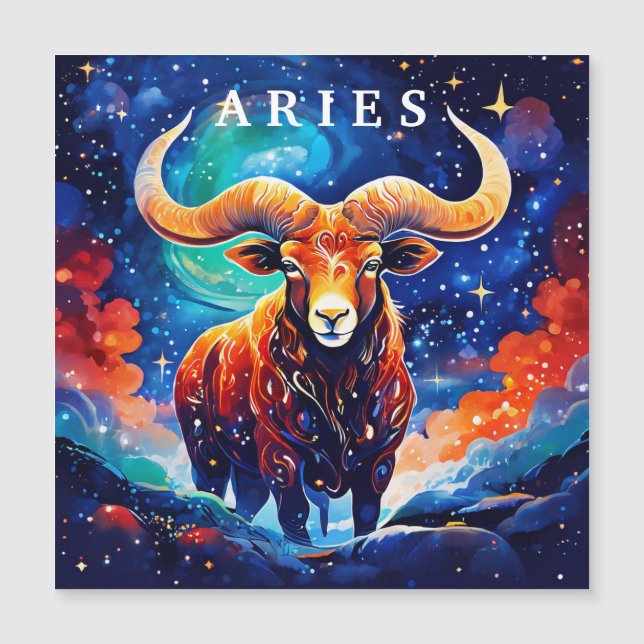 Carte Magnétique Collection Zodiac Aries (Devant)