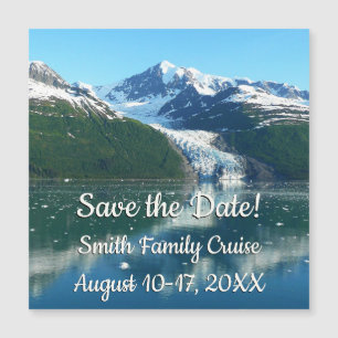 Carte Magnétique College Fjord I Belle photographie de l'Alaska