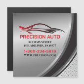 Carte Magnétique Collison Détail de la peinture de voiture personna (Devant / Derrière)