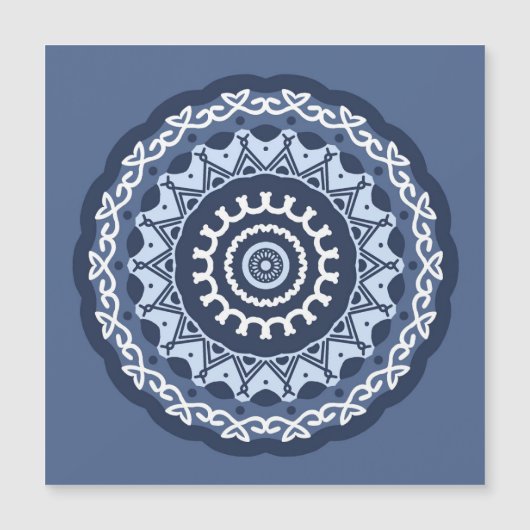 Carte magnétique complexe Mandala Design (Devant)