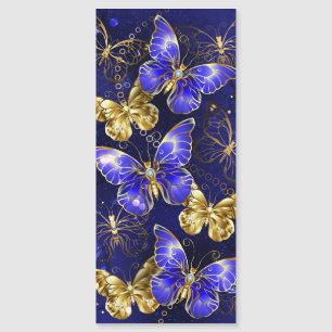 Carte Magnétique Composition avec papillons Sapphire