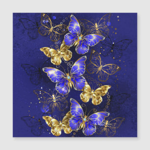 Carte Magnétique Composition avec papillons Sapphire