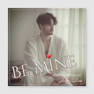 Carte Magnétique Conception romantique de la Saint-Valentin pour êt
