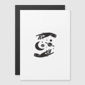 Carte Magnétique Conception Whimsigoth (Devant / Derrière)