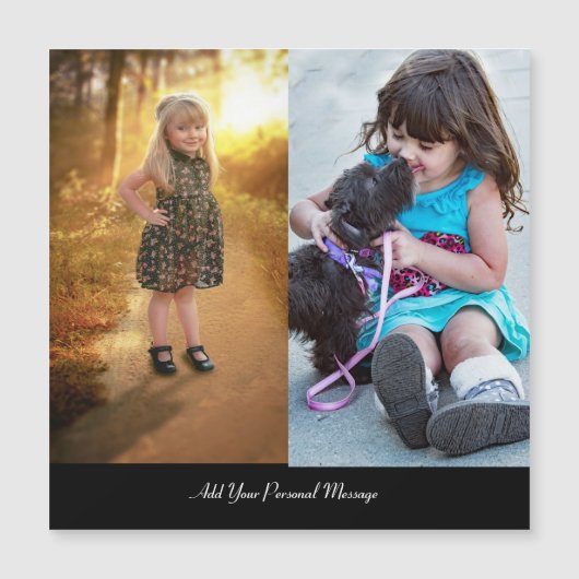 Carte Magnétique Concevez votre propre collection photo 2 (Devant)