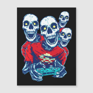 Carte Magnétique Confrérie Éternelle de Gaming : Le squelette rouge