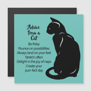 Carte Magnétique Conseil d'un aimant de design de chat