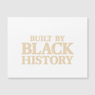 Carte Magnétique Construit par l'histoire noire Fierté noire afro-a