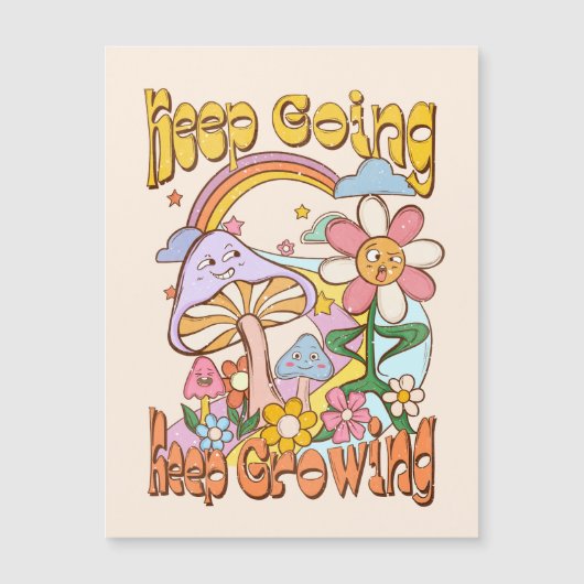 Carte Magnétique Continuer à grandir (Devant)