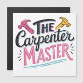 Carte Magnétique Contremaître de menuiserie (Devant / Derrière)