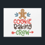 Carte Magnétique Cookie baking crew christmas<br><div class="desc">Cookie baking crew christmas</div>