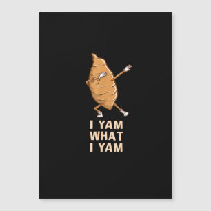 Carte Magnétique Cool I Yam What I Yam - Danseuse de ventilateur dr
