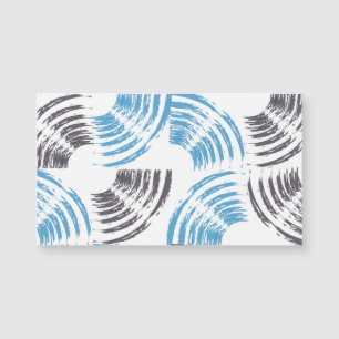 Carte Magnétique Cool, moderne, bleu abstrait tendance