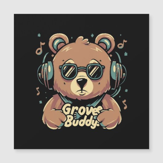 Carte Magnétique Copain de groove (Devant)