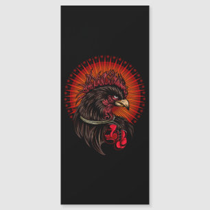 Carte Magnétique Coq de boîte