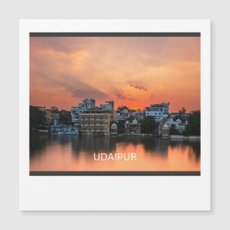 Carte Magnétique Coucher de soleil à Udaipur