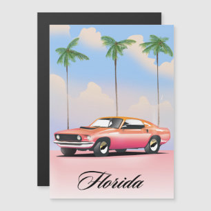 Carte Magnétique Coucher de soleil rose Floride