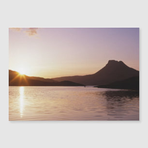 Carte Magnétique Coucher de soleil Stac Pollaidh Écosse