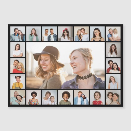 Carte magnétique couleur modifiable de collage de  (Devant)