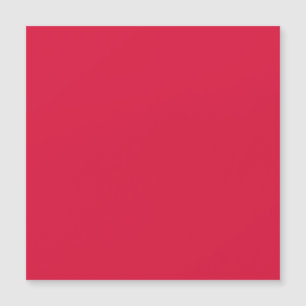 Carte Magnétique Couleur solide Crimson   Classique   Élégant   ten