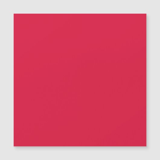 Carte Magnétique Couleur solide Crimson | Classique | Élégant | ten (Devant)
