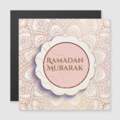 Carte Magnétique Couper Eid Mubarak (Devant / Derrière)