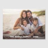 Carte Magnétique Couverture complète de 1 photo simple - Recouvreme (Devant)