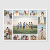 Carte Magnétique Create Your Own 11 Photo Collage Magnetic Card (Devant)