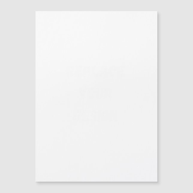 Carte Magnétique Create Your Own wedding custom  (Devant)