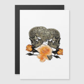 Carte Magnétique Création drôle de Halloween jusqu'à ce que la mort (Devant / Derrière)