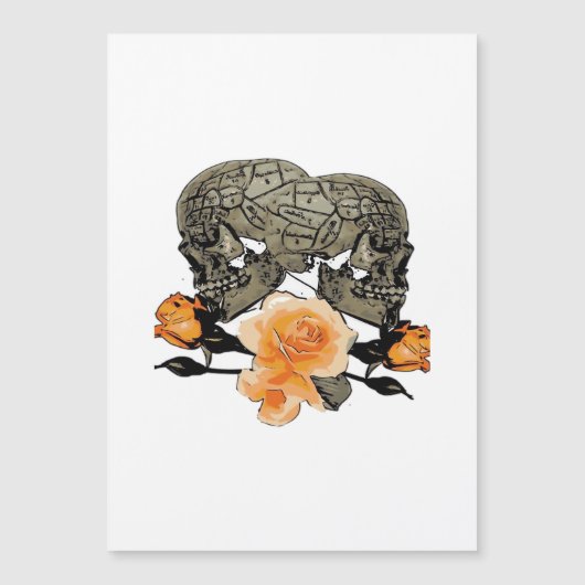 Carte Magnétique Création drôle de Halloween jusqu'à ce que la mort (Devant)