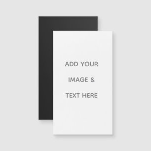 Carte Magnétique Créez votre propre blanc 