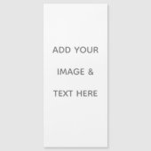 Carte Magnétique Créez votre propre blanc  (Devant)