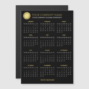 Carte Magnétique Créez votre propre calendrier d'entreprise 2026