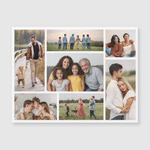 Carte Magnétique Créez votre propre collection de 7 photos