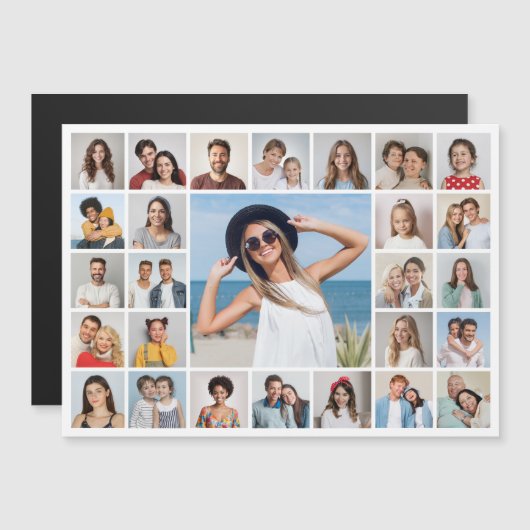 Carte Magnétique Créez votre propre collection de photos 27 (Devant / Derrière)