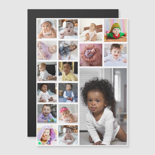 Carte Magnétique Créez votre propre collection photo 17 (Devant / Derrière)