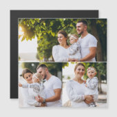 Carte Magnétique Créez votre propre collection photo 3 (Devant / Derrière)