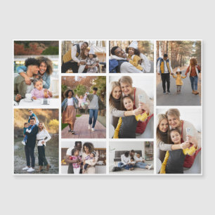 Carte Magnétique Créez votre propre collection photo de 10 personne