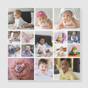 Carte Magnétique Créez votre propre collection photo de 15 personne