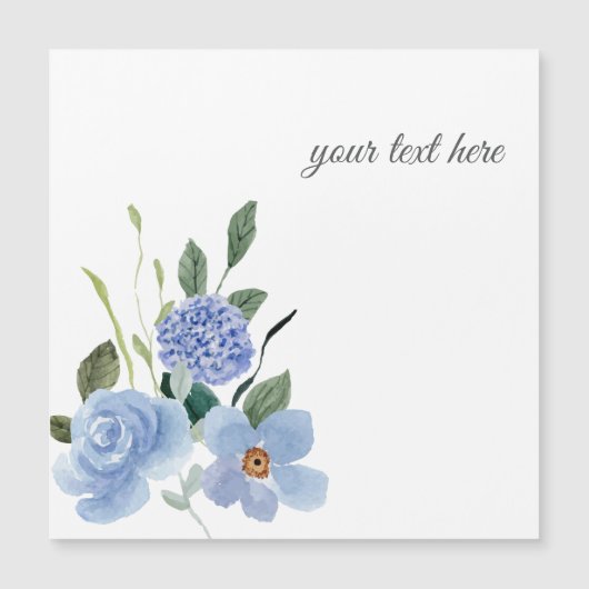 Carte Magnétique Créez votre propre conception personnalisée (Devant)