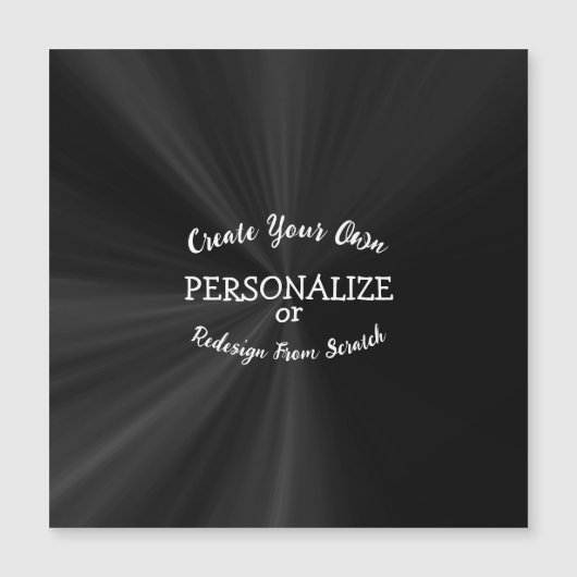 Carte Magnétique Créez votre propre conception personnalisée (Devant)