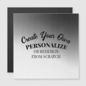 Carte Magnétique Créez votre propre personnalisation (Devant / Derrière)