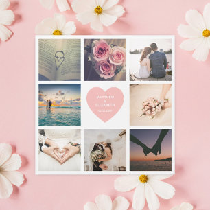 Carte Magnétique Créez votre propre photo Mariage de mauvaises herb