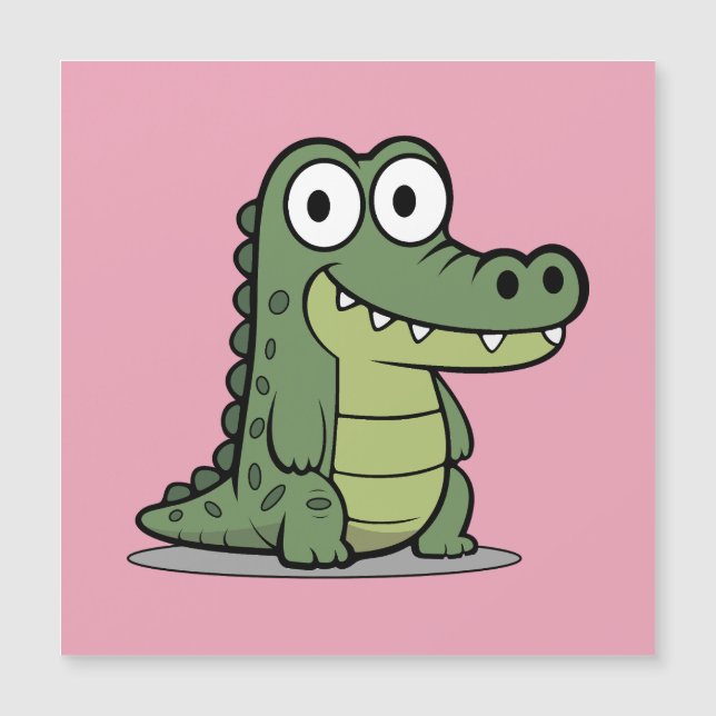 Carte Magnétique Crocodile (Devant)