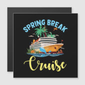 Carte Magnétique Croisière Spring Break (Devant / Derrière)
